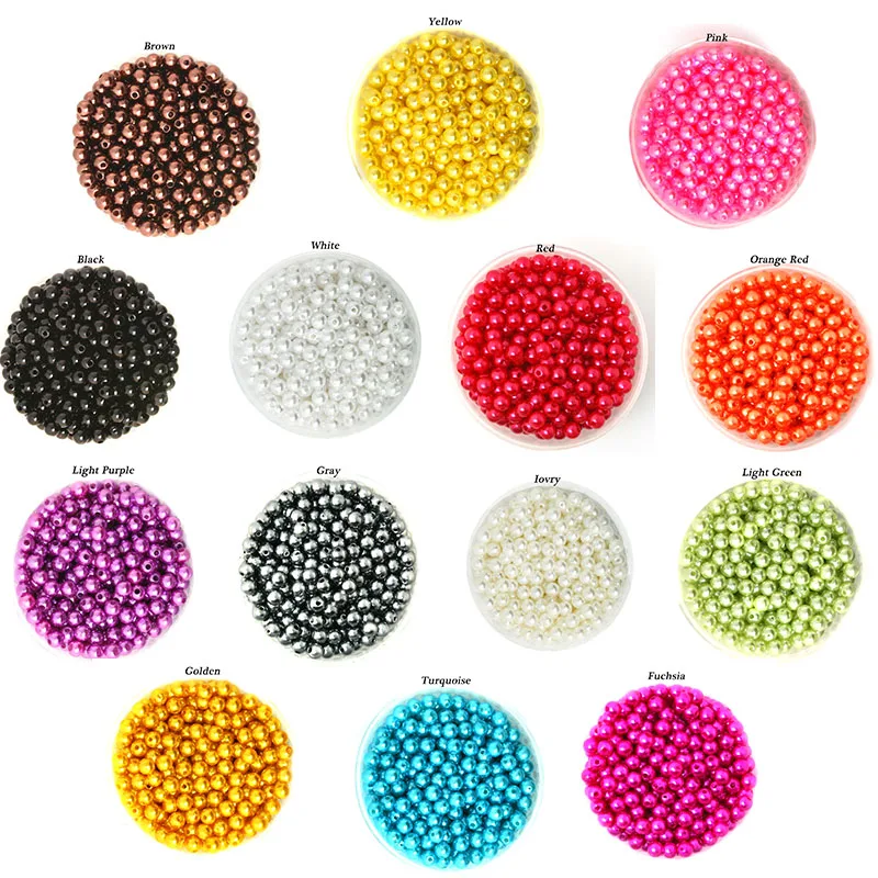 Plastic beads for jewelry making Clearance