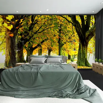 

Big Tree Photo Wall Paper Mural Stickers Living Room Bedroom Behang Home Decor Wall Papers 3D Self Adhesive Vinyl/Silk Wallpaper