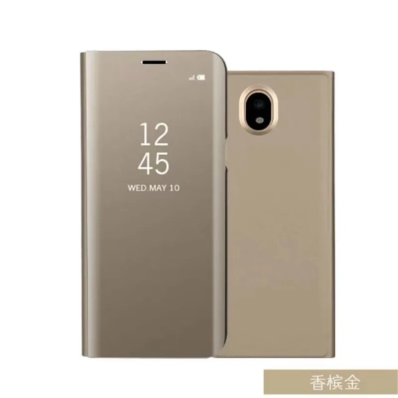 Чехол для Samsung Galaxy J7 2017 / Pro роскошный умный зеркальный откидной телефона J 7 (7)