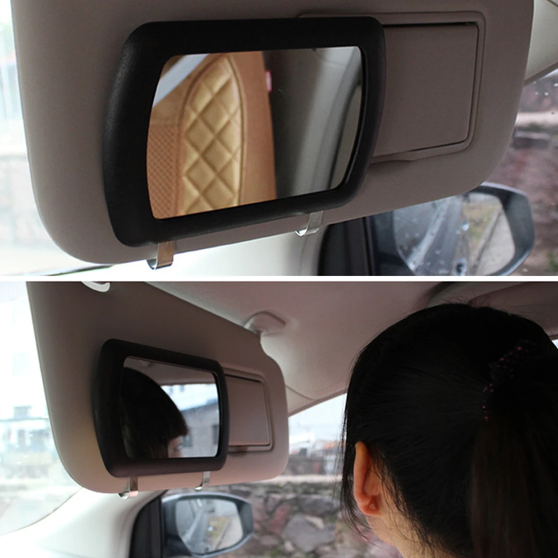 

Dewtreetali New Arrival Sun visor mirror Large Car Makeup Sun-shading Mirror car Cosmetic Mirror Vanity Mirror Auto Supplies