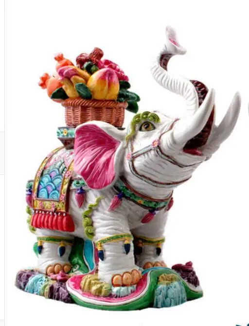 Couple Elephant Bottle Decoration Suppliesgarden Deco Creative Handicrafts 3pcs for sale online