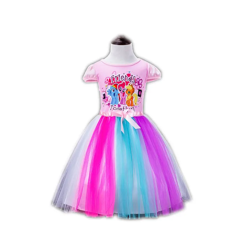 Malayu Baby/Для девочек в стиле Рапунцель платье дети Белоснежка костюм принцессы Детская Золушка Аврора пони Хэллоуин вечерние Платье для