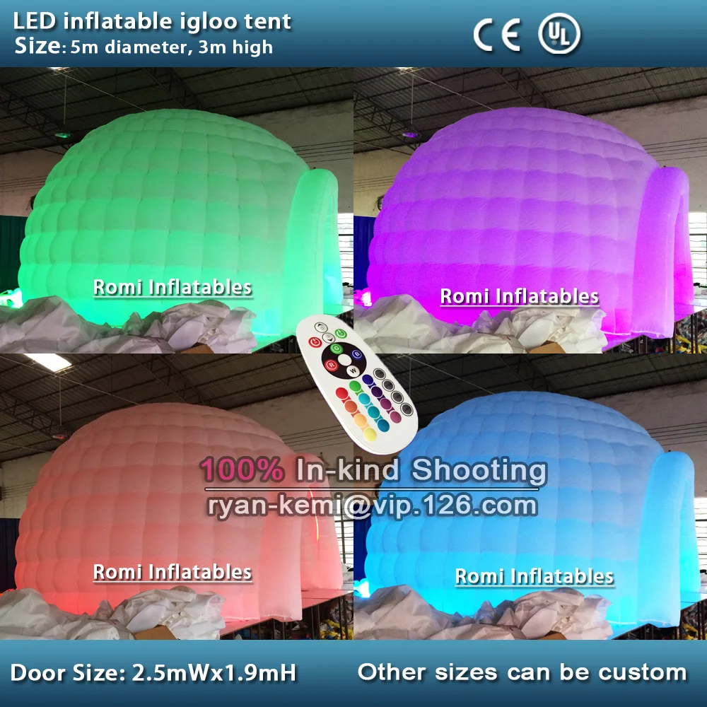 Us 949 0 5m Color Changing Led Lighting Inflatable Dome Tent Lighted Igloo Party With Light In Toy Tents Us 949 0 5m Color Changing Led Lighting Inflatable Dome Tent Lighted Igloo Party With Light In Toy Tents