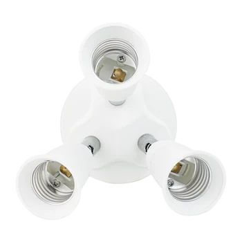 

3 IN 1 triple PBT E27 Lamp holder Suitable for Home and Studio daylight bulbs in photographic use Accessories A1