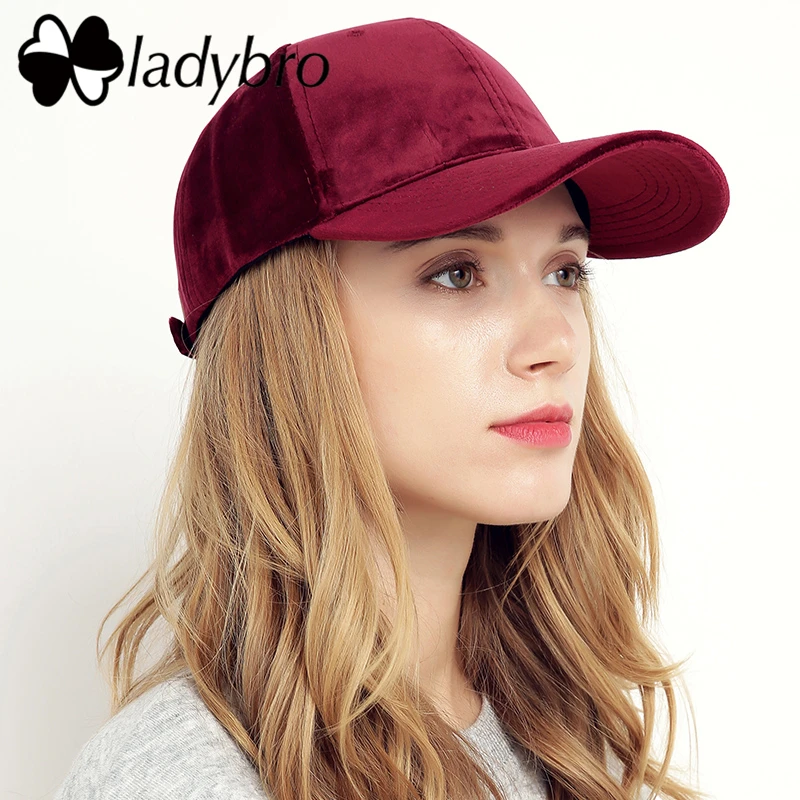 Модная брендовая Кепка Ladybro женская шапка для папы Мужская бархатная бейсболка