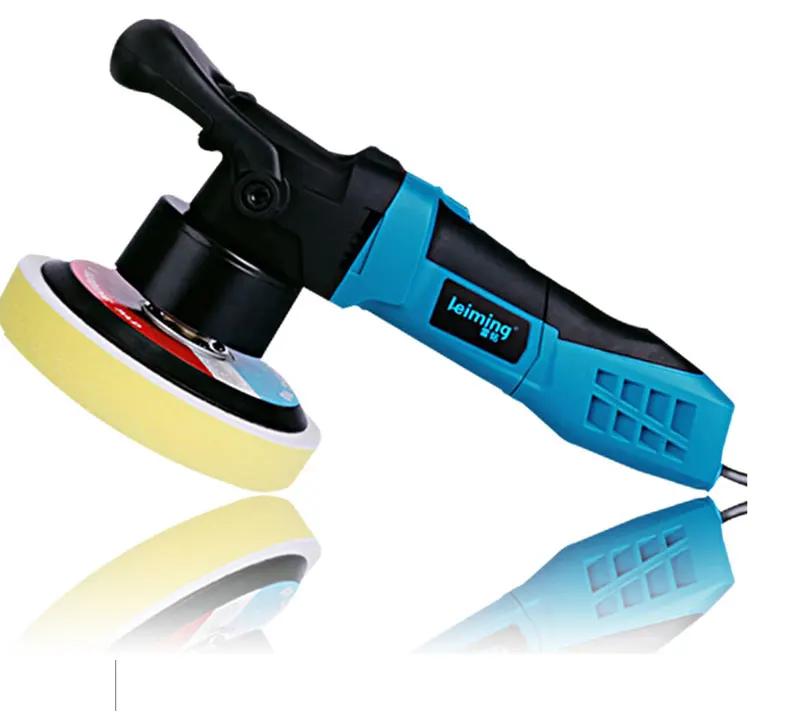 5 Inch Automotive Waxing Machine DC 12V Electric Car Polishing Buffer Tool 36W Car High Speed Quiet Sanding Waxer with 2 Pads