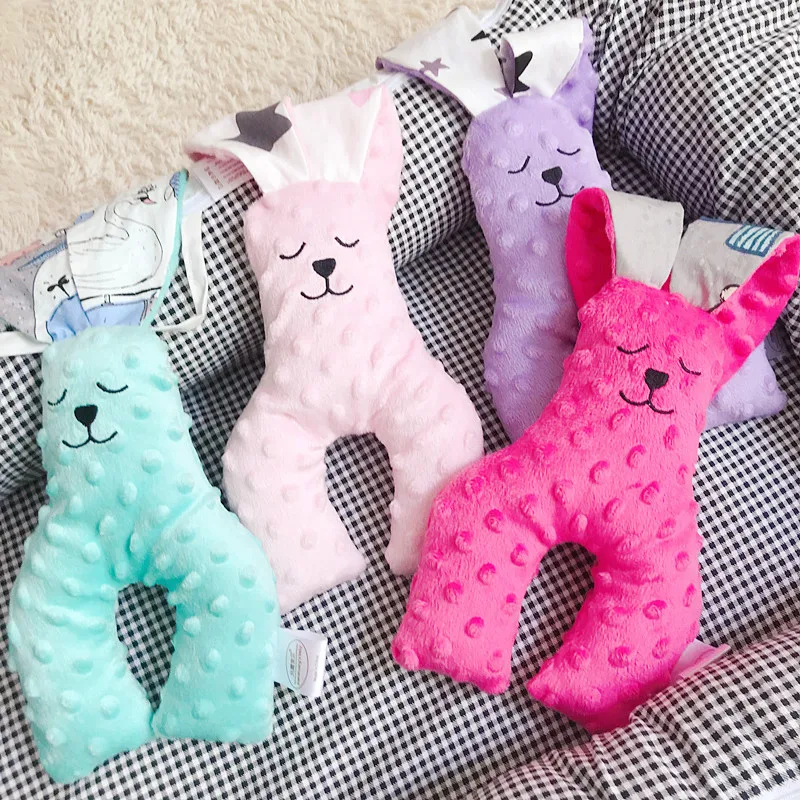 

Baby Comfort Toy Bean Velvet Cute Rabbit Sleep Doll Children's Toys Can Be Into The Mouth Toy