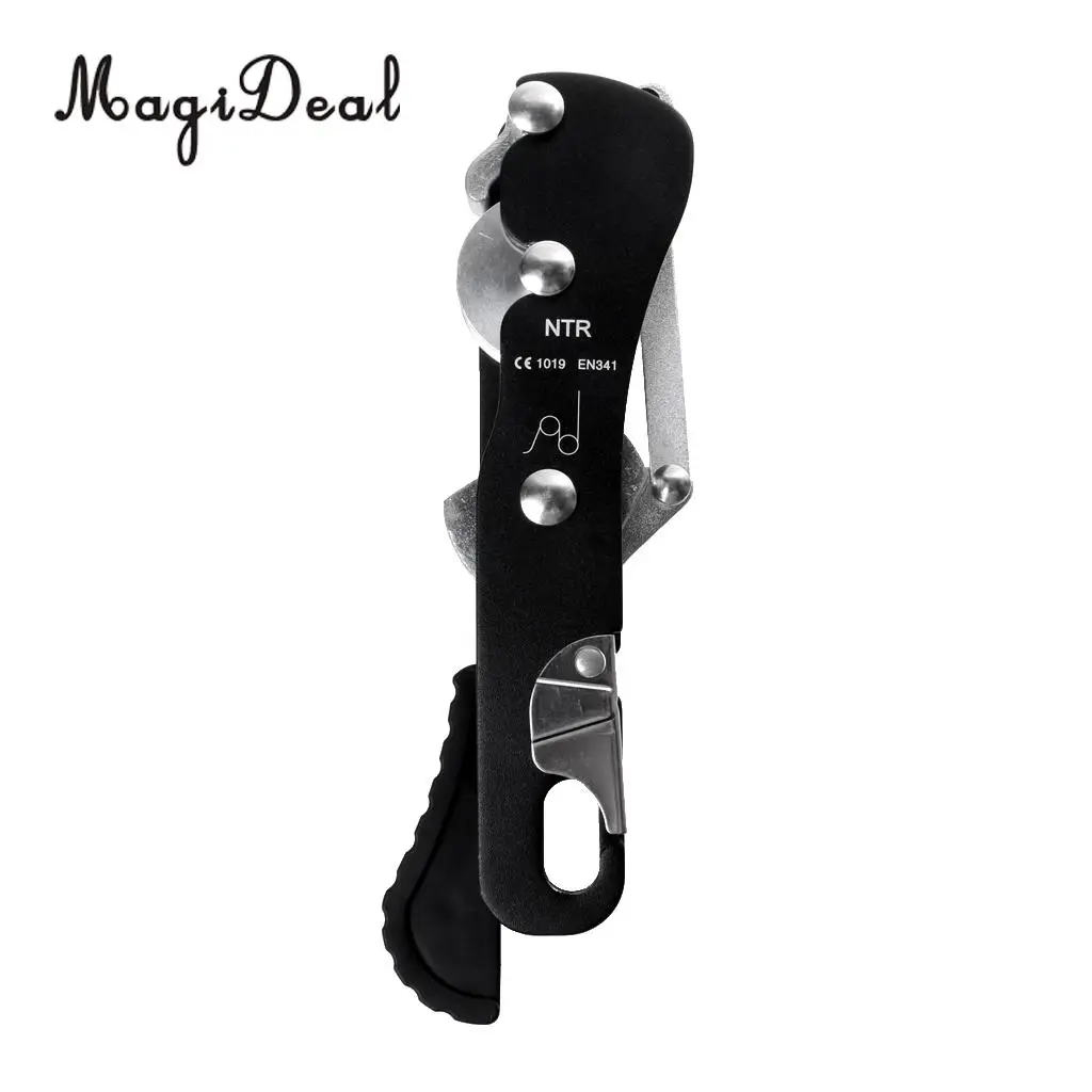 MagiDael Self-braking Stop Descender Gear for 9-12mm Rope Climbing Caving Rappelling
