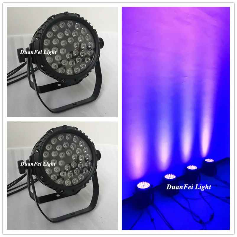 12 шт. 36x3 Вт led par uv stage настенная шайба ip65 Свадебная вечеринка uplighting Банки наружная