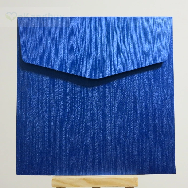 50 шт 155x155 мм(" x 6") рельефный цветной конверт для приглашения на свадьбу поздравительные открытки конверт