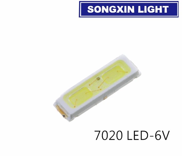 6 V / 150 MA SMD 7030 LED , Smd Led 7030 110 - 120 LM Luminous Flux