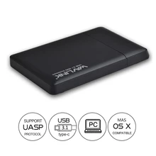 Wavlink 2.5″ SATA External Hard Drive Enclosure USB3.0 Tool Free with Type C HDD&SSD Docking Station Support UASP&SATA I/II/III