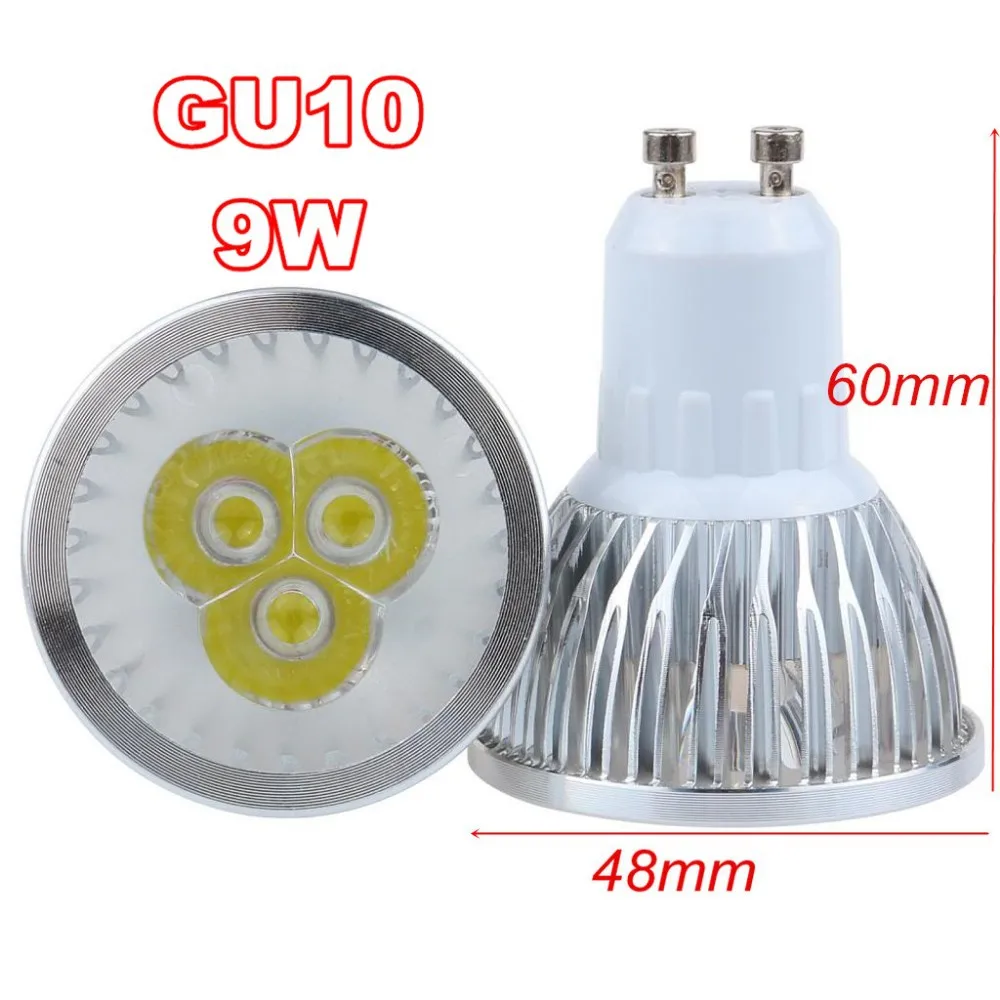 Супер яркий 9 W 12 W 15 W GU10/MR16/GU5.3/E27/E14 светодиодный свет 85-265 V затемнения DC 12 V теплый белый/холодный белый/натуральный белый светодиодный свет