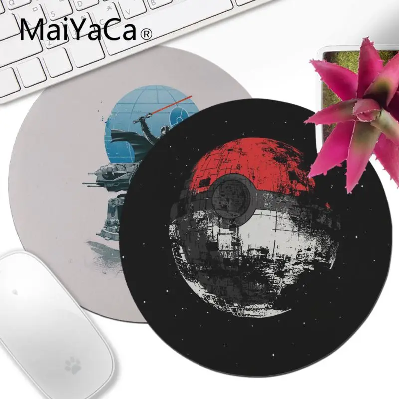 

MaiYaCa Boy Gift Pad star wars death star Rubber Mouse Durable Desktop gaming Mouse pad Pattern Soft Accessories mouse pad gamer