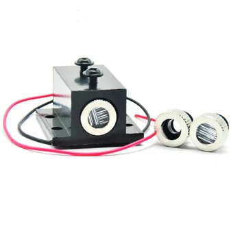 Focusable 850nm 3.5mw 3.7V-4.2V IR Infrared Diode Laser Dot/Line/Cross Module w/ Black Heatsink smart car tracking robot 4 line sensor module infrared tracing black line identification agtech