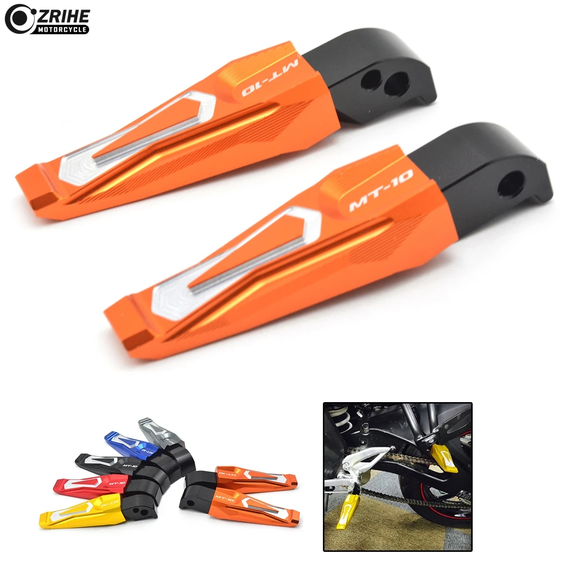 

For yamaha MT-09 MT09 2014 2015 2016 Motorcycle Folding Motorcycle Foot Pegs Foot Rests Footrests Footpeg