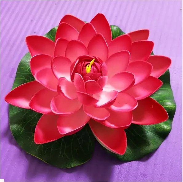 2PCS 10CM/ 18CM/28CM Artificial Fake Lotus Flower EVA Lotus Flowers