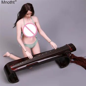 

Mnotht 1/6 Guqin Model Miniature Scene Accessory Musical Instruments Toy Ancient Three Kingdom 20cm for 12in Action Figure m3n