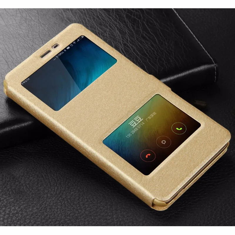 

For Xiaomi Redmi 3 3S 3Pro Case Silk Pattern Stand Flip Leather Cover View Window Mobile Phone Case For Xiaomi Redmi 3 S Pro