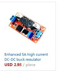 1 шт. 2A повышение платы DC-DC boost модуль широкий диапазон входного напряжения 2 24 В L 5912 28 В Регулируемый 2577