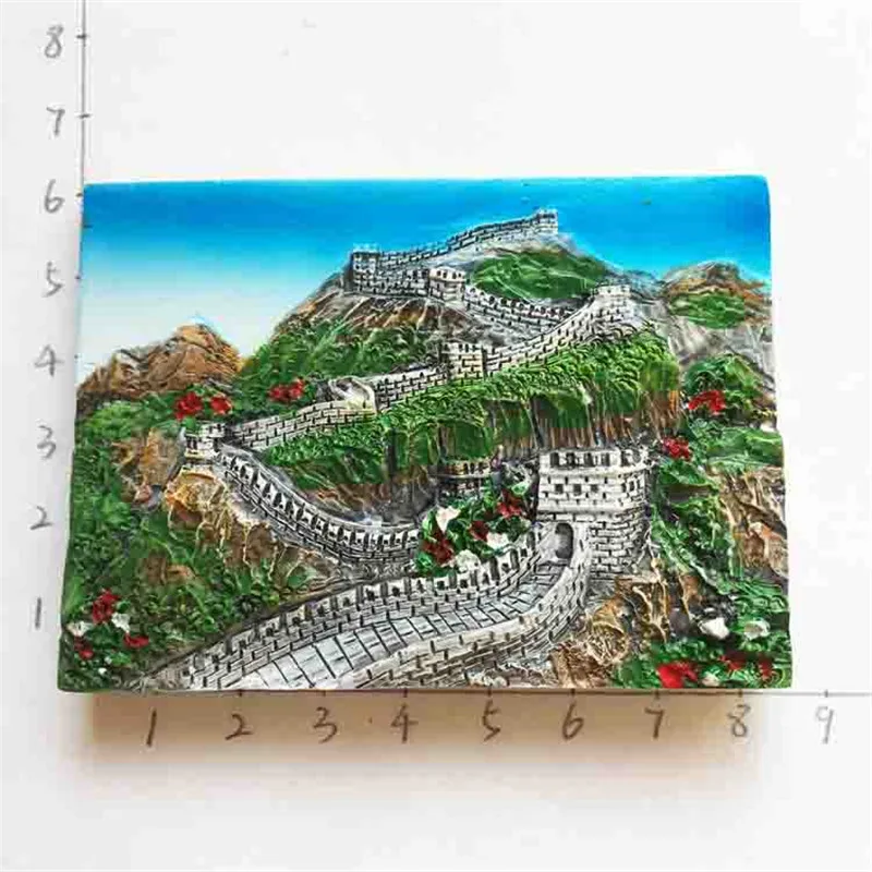 Креативный Badaling Great Wall рисунок на холодильник наклейка Китай Пекин пейзаж