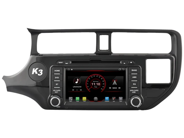 Cheap Fit for KIA K2 RIO 2012-2014 OTOJETA android 9.1 Wifi car dvd player tape recorder GPS handfree headunits with canbus red light 5
