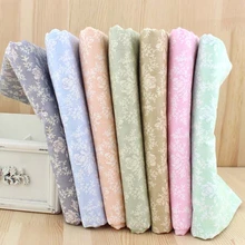 Новинка, 40*50 см, 7 шт., Ретро стиль, с принтом розы, хлопок, ткань Telas, набор, сделай сам, лоскутное шитье, детская игрушка, материал, стеганое постельное белье, Tecido