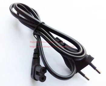 

EU Power Adapter Cord, European 2Pin Male Plug to Angled IEC320 C7 Female Socket Power Cable 1M/Free shipping/2PCS