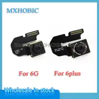 10pcs/lot Rear Back Camera Flex Cable For iPhone 6 6G Plus 4.7 5.5 Big Facing Camera Replacement parts Free Shipping