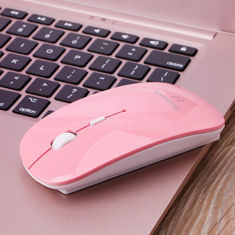 

Slim Bluetooth Wireless Mouse 1600DPI Optical Mouse Mice For Windows 7/8 Computer Android Macbook C26