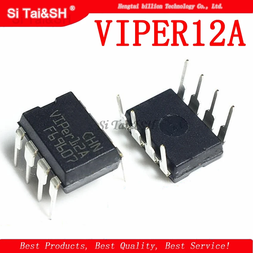 10 шт. VIPER12A DIP8 VIPER12 DIP 12A DIP-8 новый и оригинальный IC | Электронные компоненты