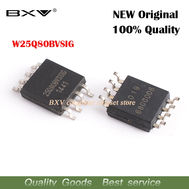

10pcs 25Q80BVSIG W25Q80BVSIG W25Q80BVSSIG 25Q80BVSSIG 25Q80 SOP-8 Memory IC chip new original free shipping