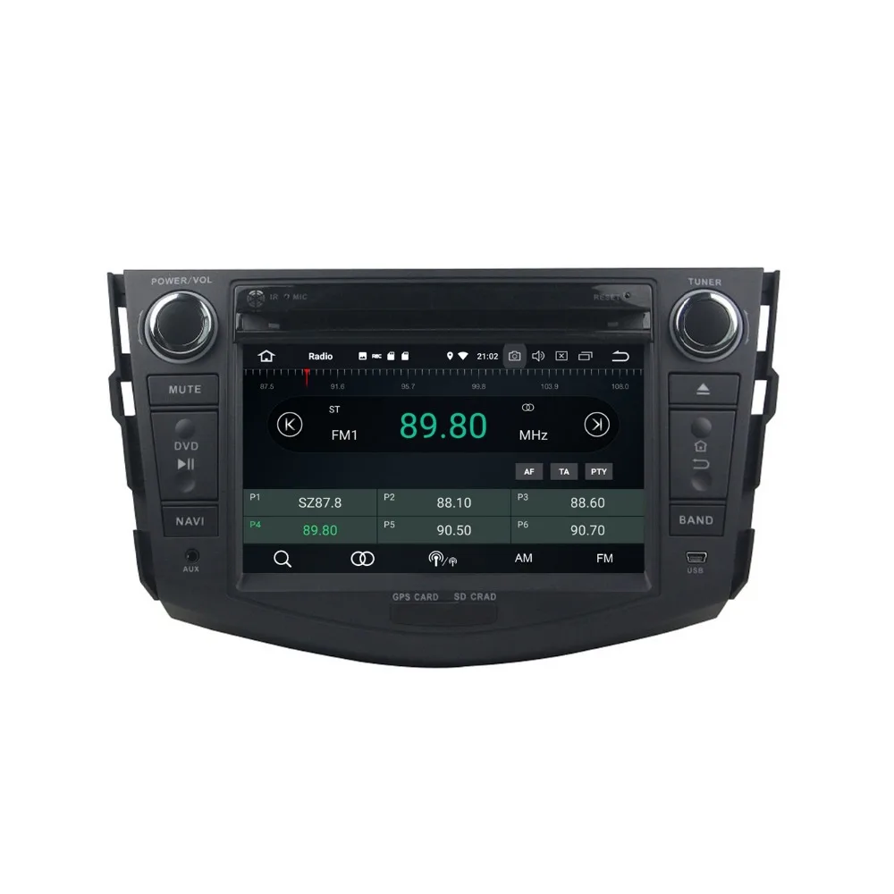 Sale 2 din 7" Android 8.0 Car Radio DVD GPS Stereo Multimedia for Toyota RAV4 2006-2012 4GB RAM Bluetooth WIFI USB DVR Mirror-link 5