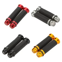 2×7/8 “22mm motocicleta motocross cnc de aluminio apretones de manillar de goma apretones de la mano 7 colores opcionales universal para honda harley