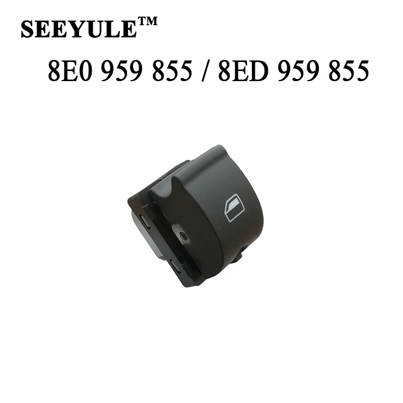 

1pc SEEYULE 8E0 959 855 / 8ED 959 855 Car Window Lifter Switch Power Window Control Switch 8E0 959 851B for Audi A4B6 A4B7