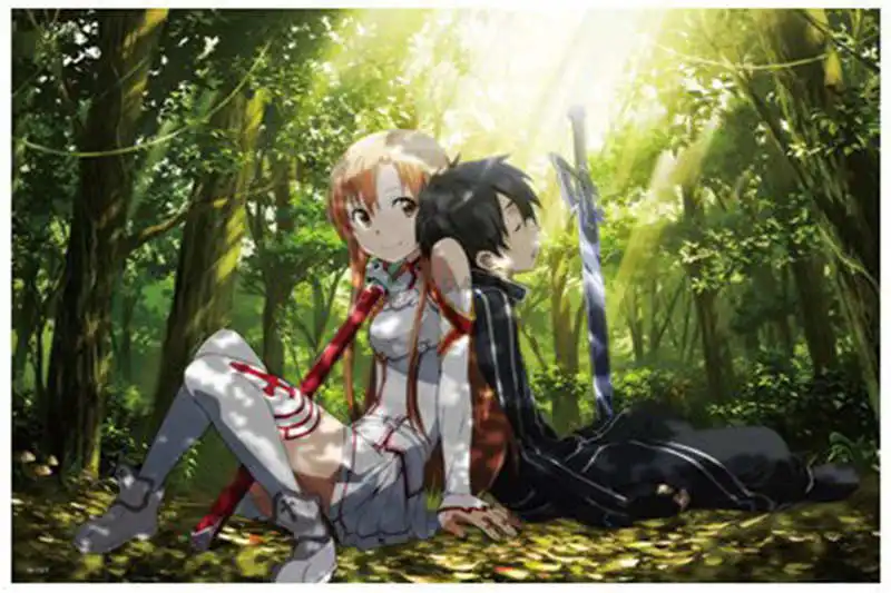 Best Nice Custom Anime Sword Art Online Poster Home Niceation Fabric Posters For Bedroom Canvas Poster
