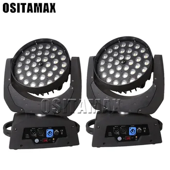 

2pcs/lot Zoom LED Moving Head Light 36X15W 5IN1 RGBWA Wash Effect Brightnss DMX512 Party Wedding Disco Lights
