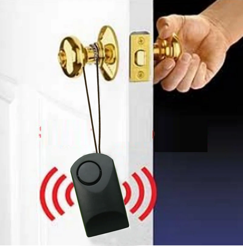 Easymaxx manilla alarma manija de puerta-alarma con función de alarma advertencia & disuasión 