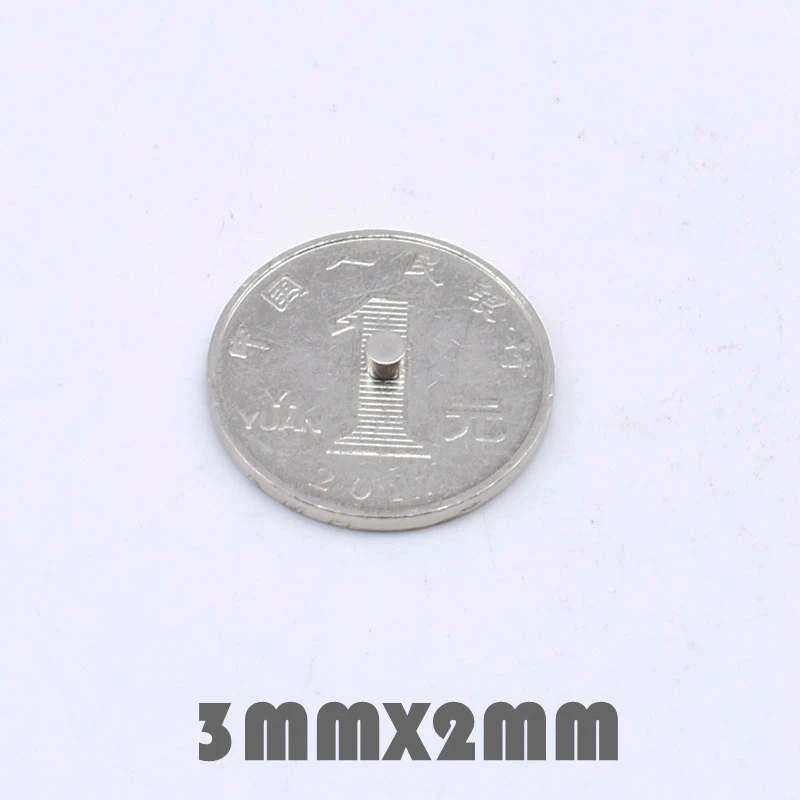 50/100/200 шт Дисковый 3x2 мм неодимовый магнит постоянных N35 супер сильный Мощный магнит 3*2 мм Маленькие Круглые неодимовые редкоземельные магниты