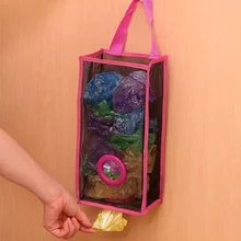 1 шт. сетчатая подвесная корзина, новые дышащие мешки для мусора, корзина для хранения, складная упаковочная сумка, хозяйственная сумка, кухонные принадлежности для уборки