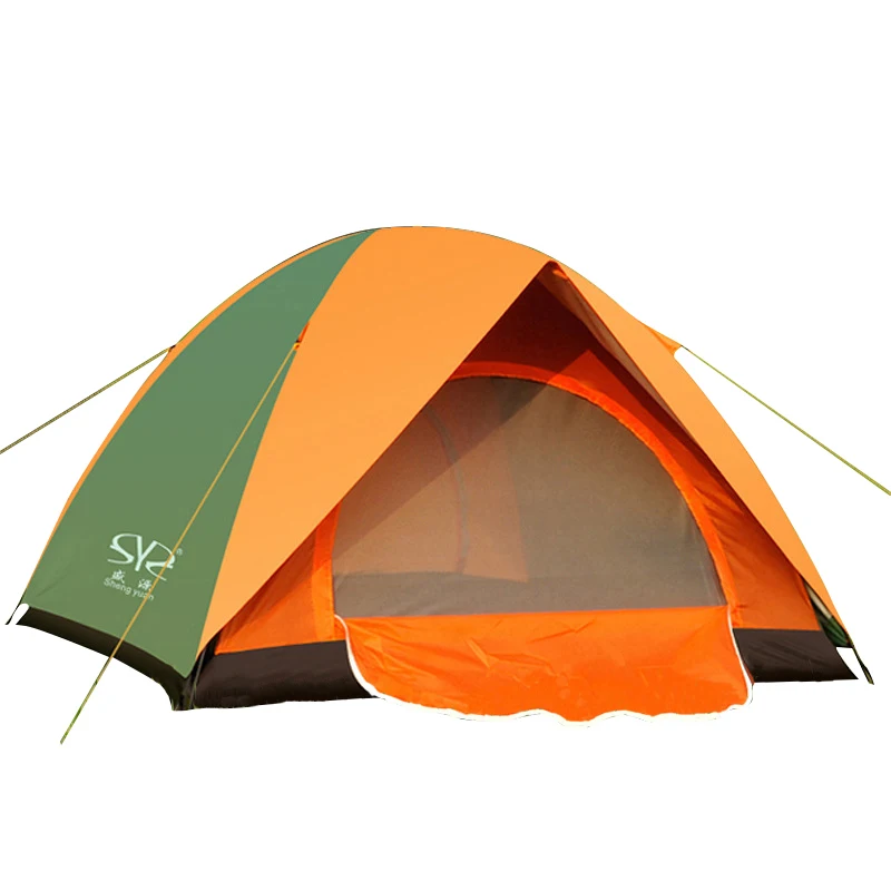 

Folding Camping Tent Double Layers Outdoor Fishing Tourist Tent Ultralight 1-2/3-4 Person Beach Tent Anti-UV Sun Shade Tent