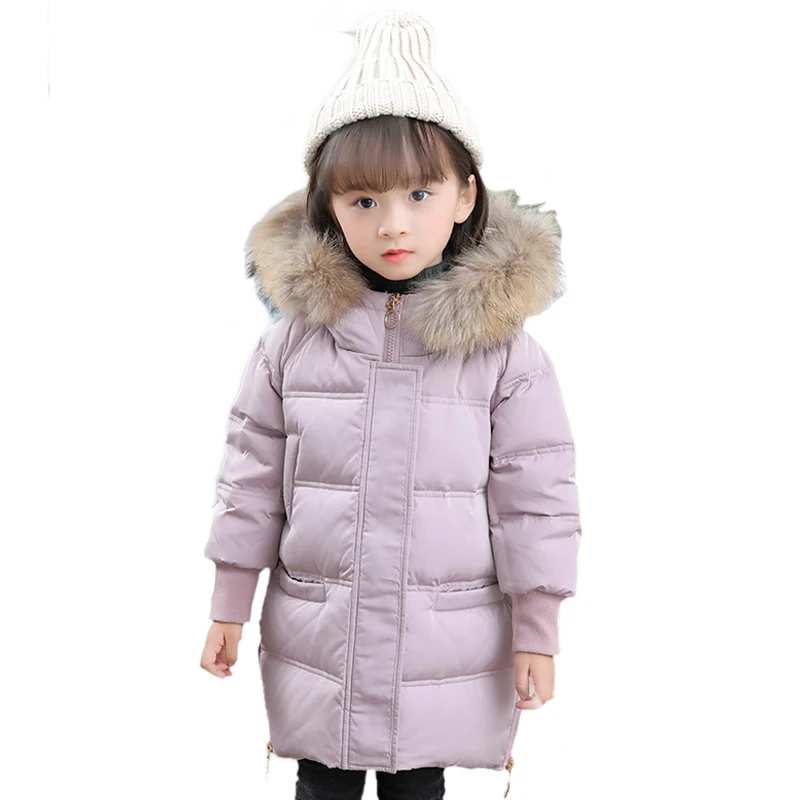 

2018 Winter Down Jacket Parka For Girls Boys Coats , 80% Down Jackets Children'S Clothing For Snow Wear Kids Outerwear & Coats