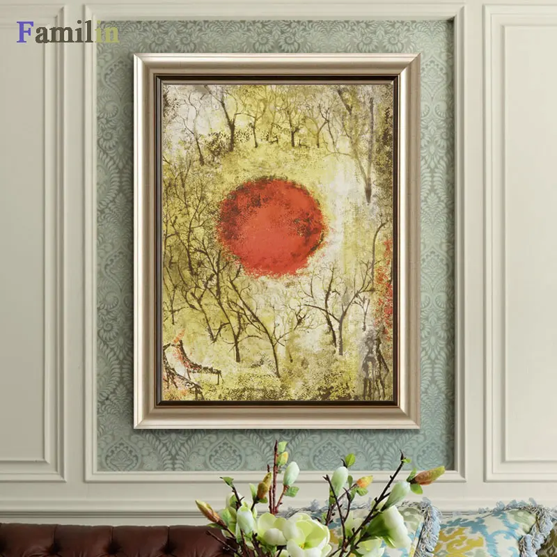 Us 3 63 35 Off Abstract Famous Oil Painting Zen Poster Imaginative Print Zen Wall Art For Living Room Bedroom Nordic Decoration Home In Painting