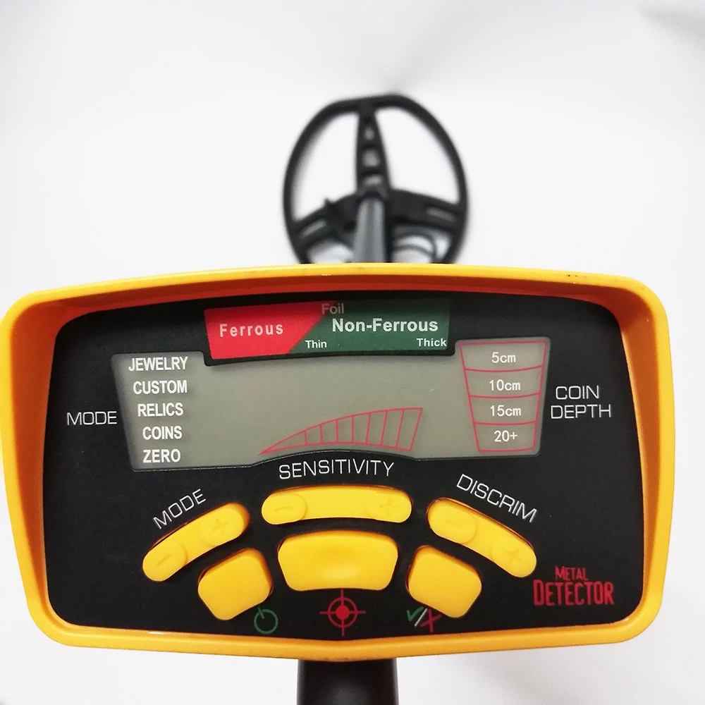 Профессиональный Подземный металлоискатель MD6350 Золотоискатели MD-6350 Pinpointer Охотник за сокровищами ЖК-дисплей золотоискатель