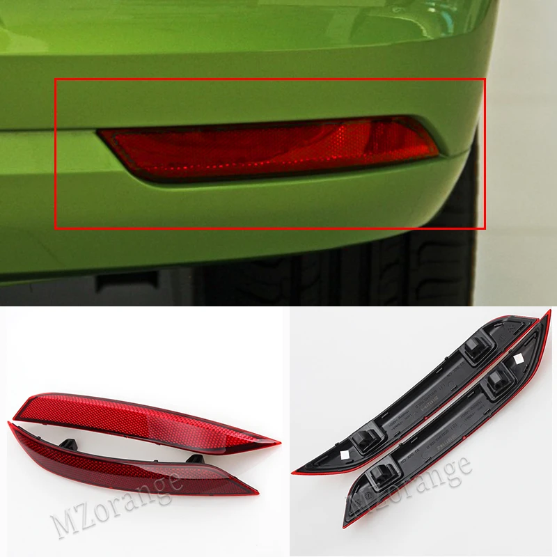 

2pcs/set For POLO 2014 2015 2016 2017 6RD 945 105B 6RD 945 106B 6RD945105B 6RD945106B Rear bumper reflector Tail lights lamps