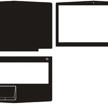 Углеродное волокно кожаный ноутбук наклейка на корпус Чехол протектор для нового lenovo Легион Y520 R720 15," выпуска