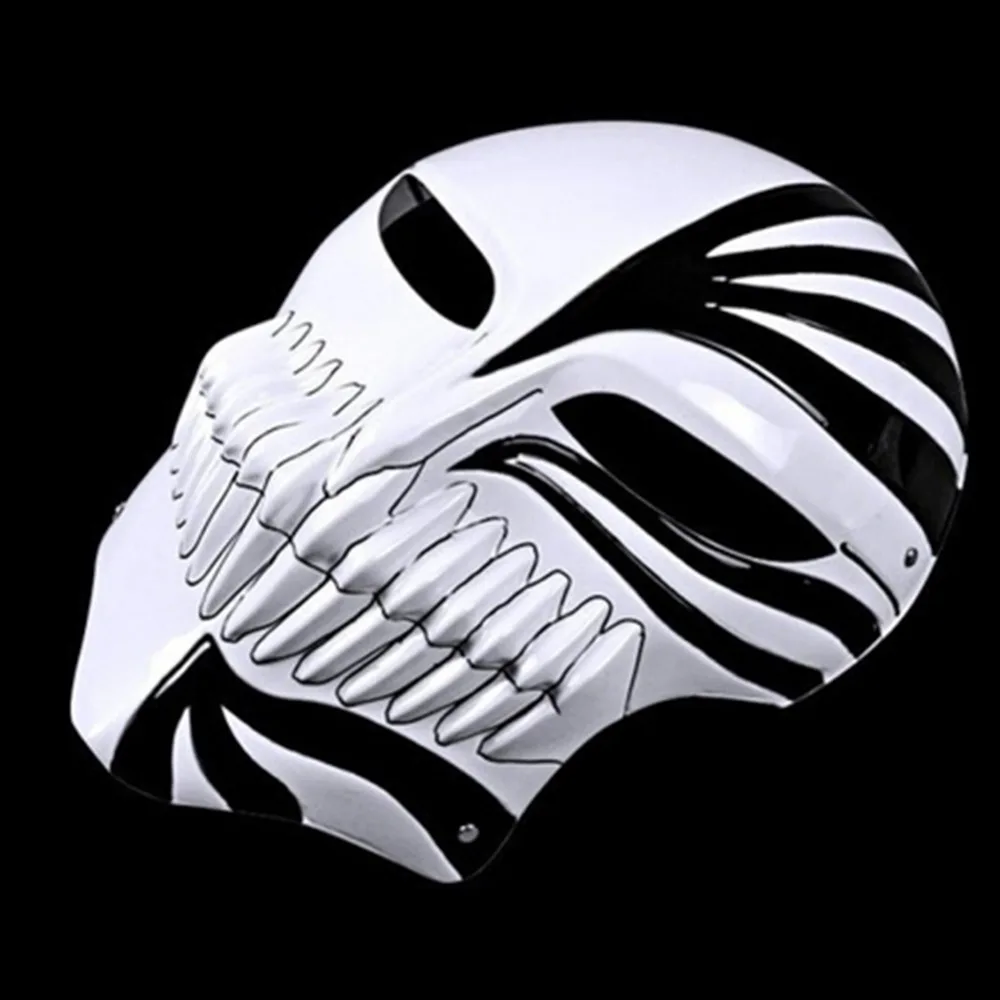 

1PCS Plastic Death Closplay Mask Ichigo Kurosaki Bleach Mask Dance Masquerade Party Cosplay Halloween Full Face Mask