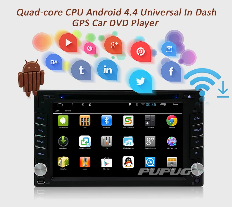 Cheap Android 3G WIFI 6.2" Double 2DIN Car Radio Stereo DVD Player GPS Navi Bluetooth 1 Cheap Android 3G WIFI 6.2" Double 2DIN Car Radio Stereo DVD Player GPS Navi Bluetooth 1