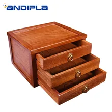 Высококачественная коробка для хранения из цельного дерева, держатель для пирога пуэр, квадратная полка, коробки для ящиков, канистра, сепаратор пуэр, аксессуары для чая
