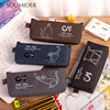 SQUMIDER Kawaii Pencil Case Cartoon Pencil Box Zipper Large Bag For Student Gift Cute School Stationery Supplies ► Photo 1/6